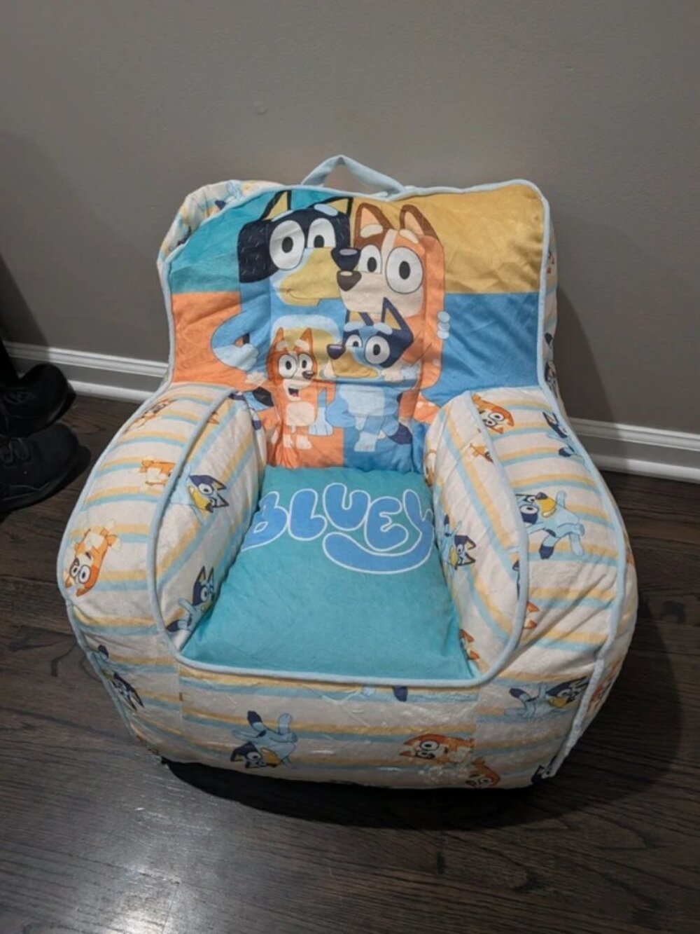 18" toddler Bluey Bean kids bag chair tv show